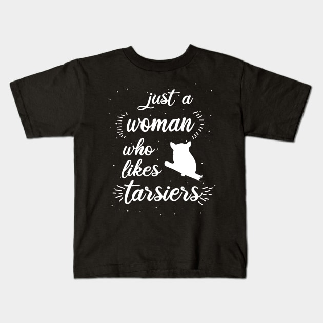 Women cute tarsier girls chill monkey Kids T-Shirt by FindYourFavouriteDesign